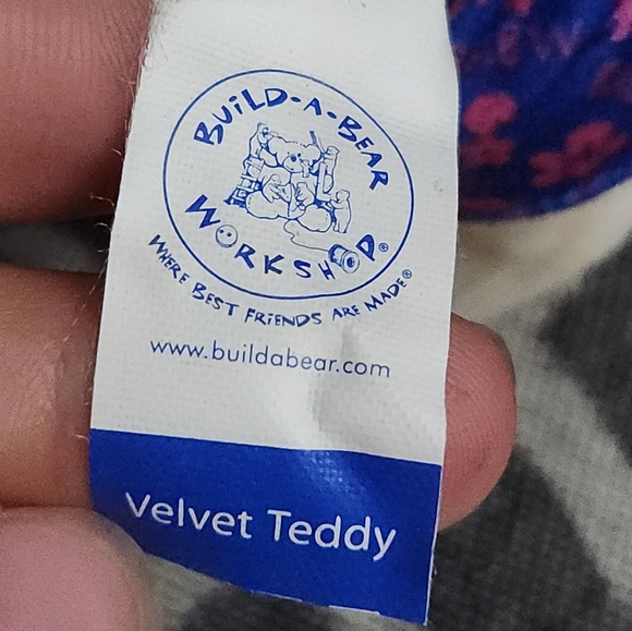 Build a Bear Velvet Teddy 3" Plush Purple Hawaiian Swimsuit Stuffed Animal Toy - Picture 7 of 9